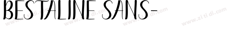 Bestaline Sans字体转换